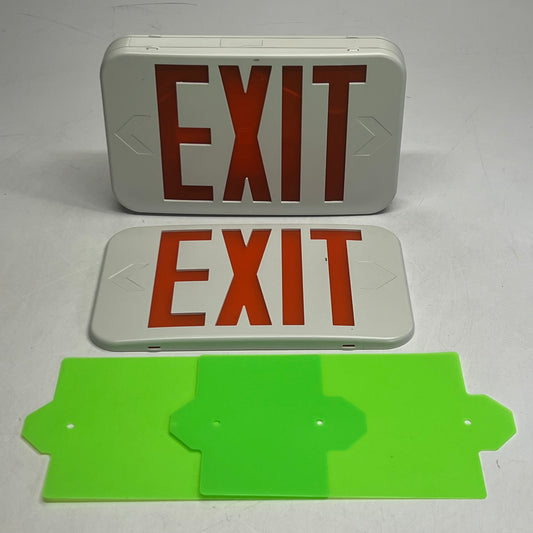 ALL-PRO Red/Green LED Indoor Exit Sign APX7RG