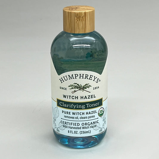 HUMPHREYS Organic Pure Witch Hazel Clarifying Toner Since 1854 8 fl oz