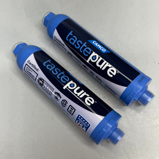 CAMCO (2 PACK) Tastepure RV Water Filter 6-Step Water Filtration Blue 40045