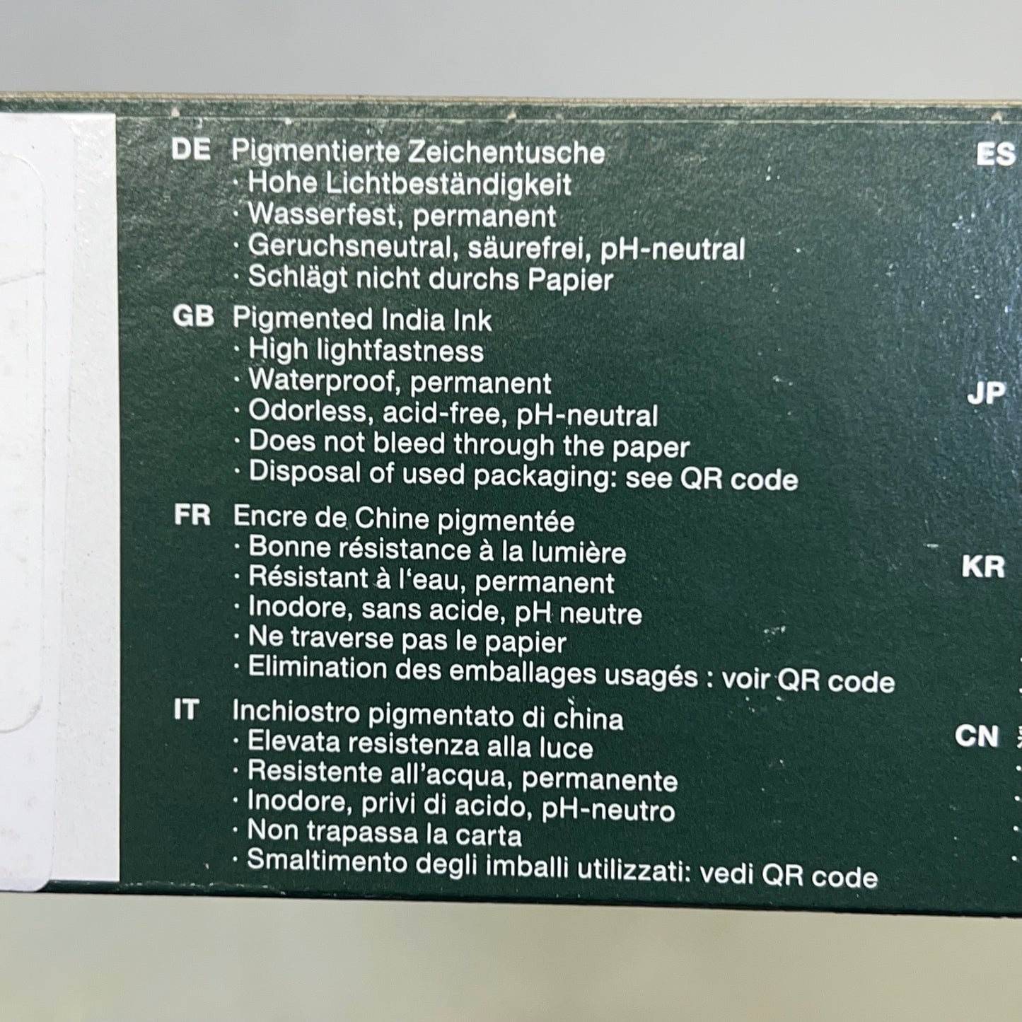 FABER-CASTELL (5 SET) PITT Fude Artist Hard Pen Pigmented India Ink 199 Black