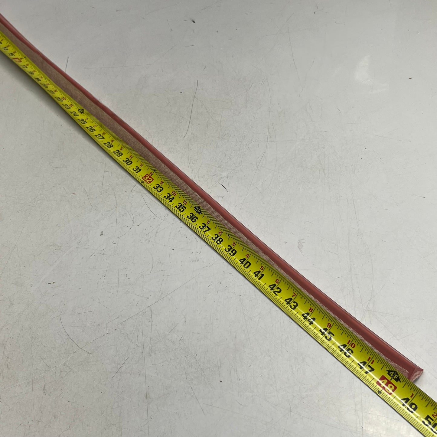 CHAMPIONSHIP (6 PACK) Pool Table Rail Rubber 48"L Light Pink