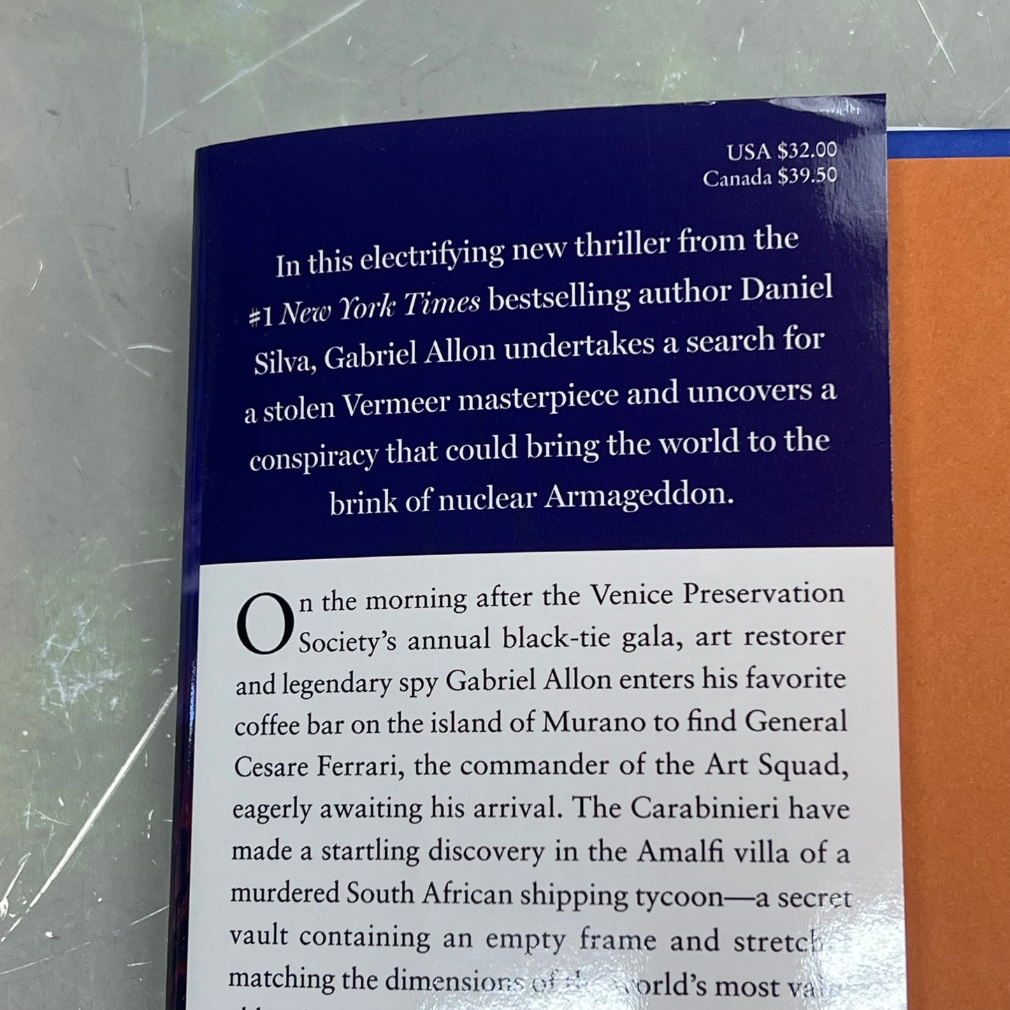 THE COLLECTOR  A Spy Fiction Master Thief Novel By Daniel Silva Hardback Book