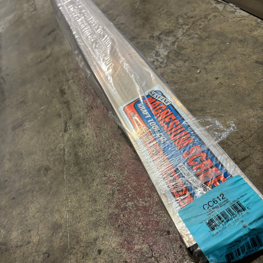 KRAFT TOOL CO. Magnesium Screed 144”x1 1/2”x3 1/2”, Aluminum CC612
