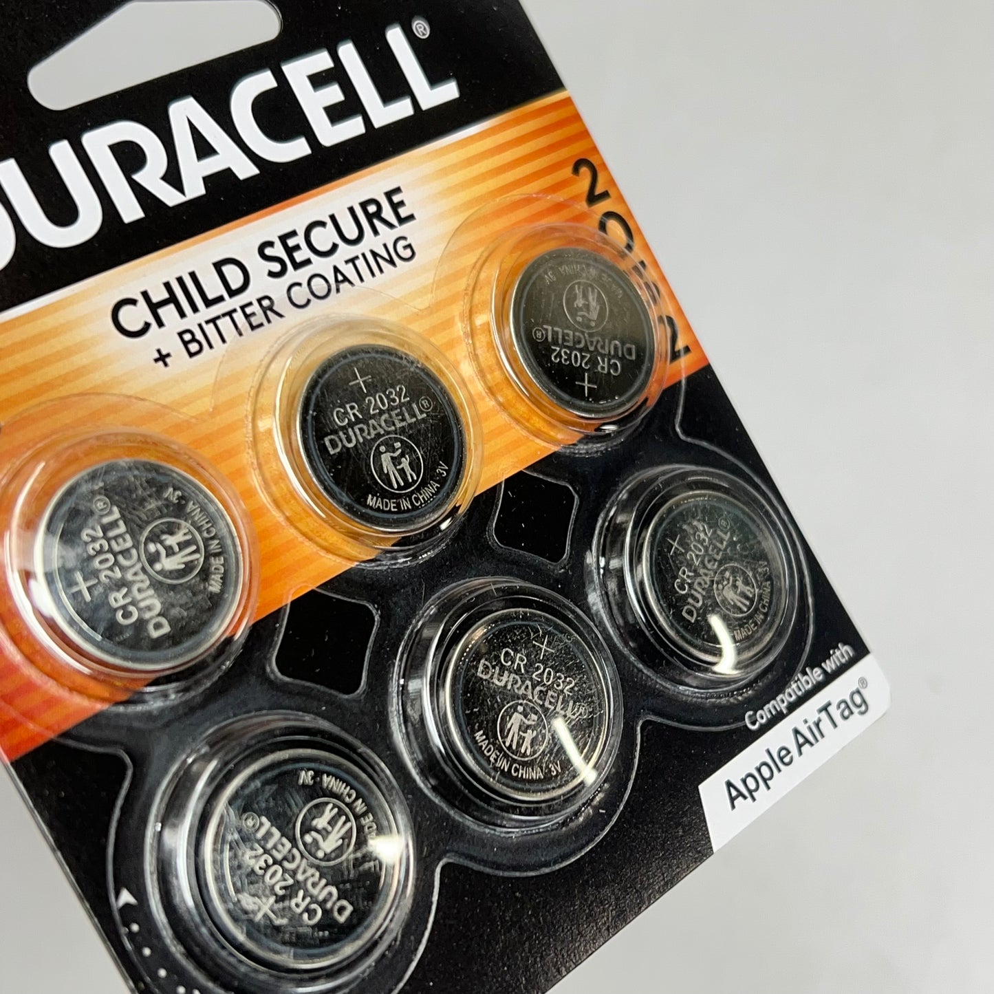 ZA@ DURACELL Lithium Coin Batteries 3V - Set of 6 Silver 2032