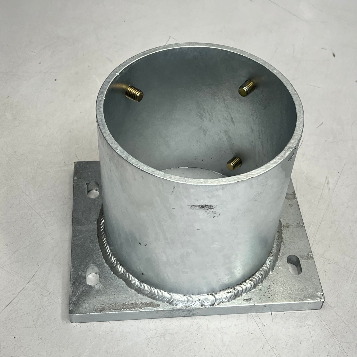 PLP Mpm G2 Pipe Cap Assembly Solar Mounting System 6"x4" Silver 5950061-HGS-VERZ