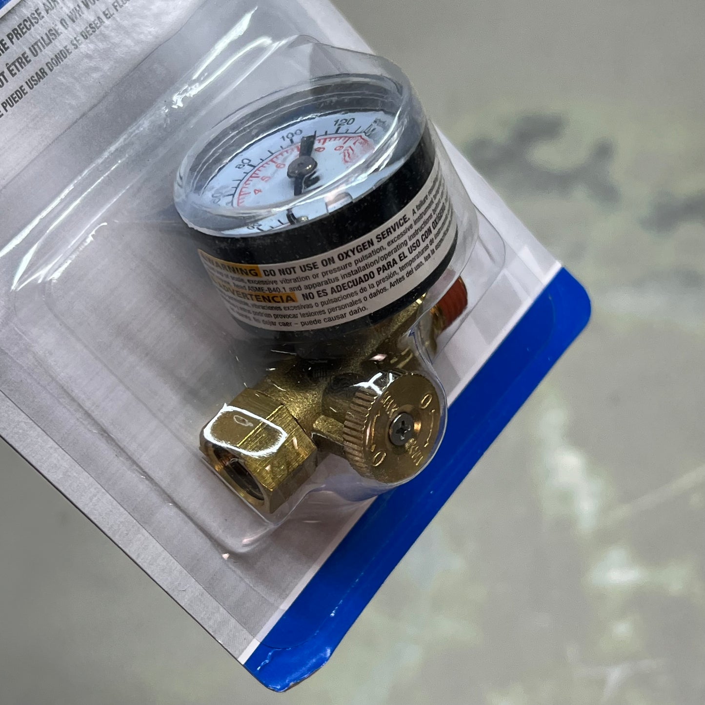 TRU-FLATE In-Line Air Line Regulator & Gauge 0-160 PSI 1/4" Female & Male 41-135