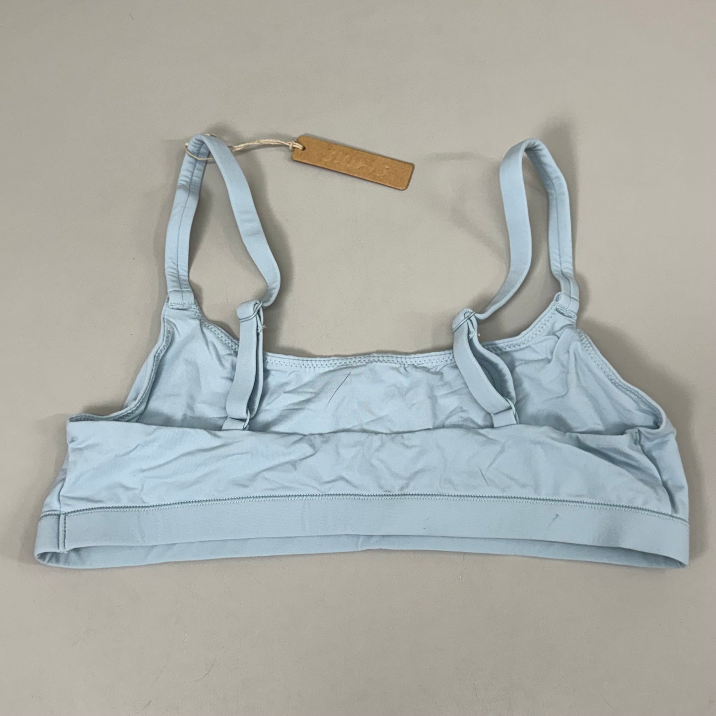 SKIMS Buttery Soft Fits Everybody Scoop Bralette Women's Sz M Sky BR-SCN-2025