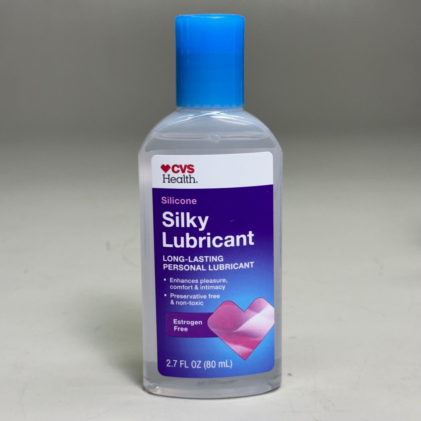 CVS HEALTH (2 PACK) Silky Lubricant, Personal Lubricant (Silicone-Based) 2.7oz BB 11/27