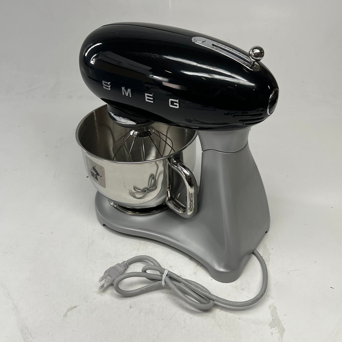 SMEG Kitchen Stand Mixer Full Color 50's Style 600w Black SMF03PBEU