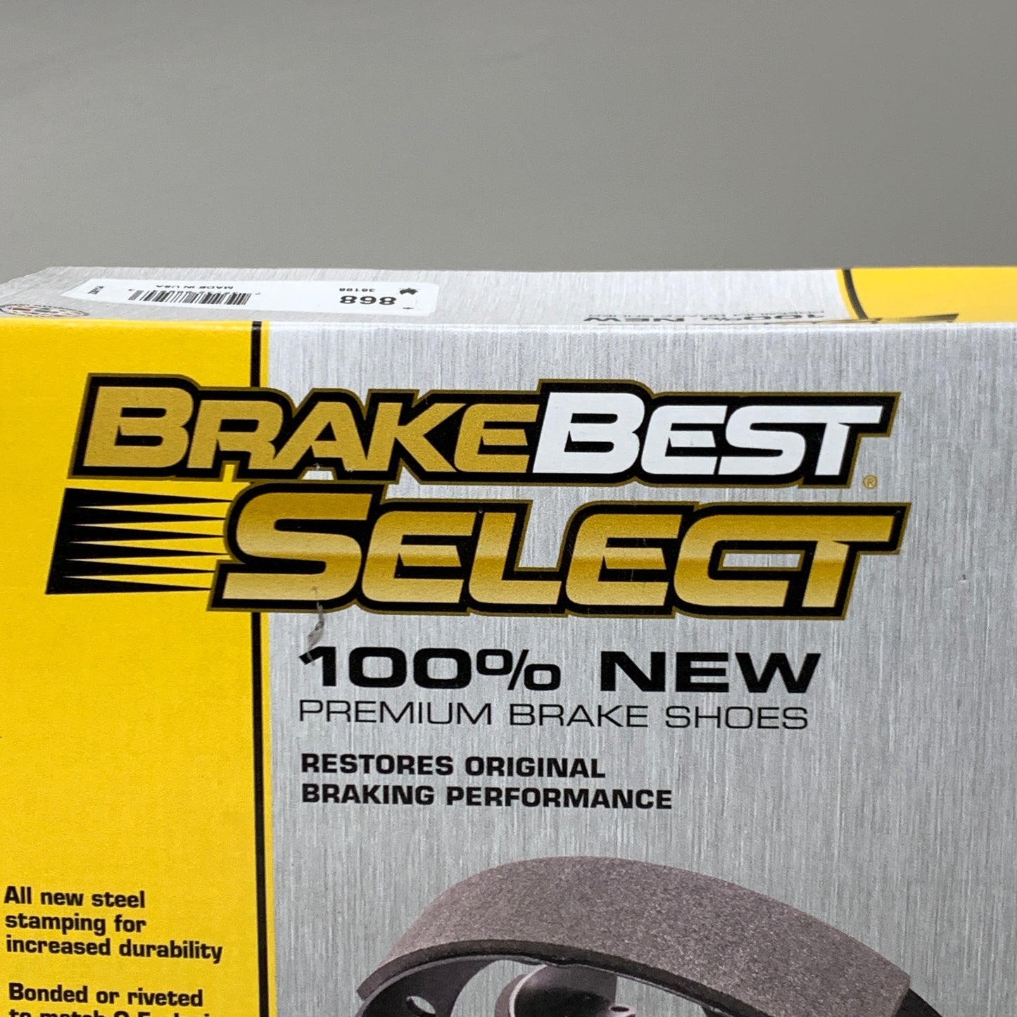 BRAKE BEST SELECT Premium Brake Shoes 4PK 868 (New Other)