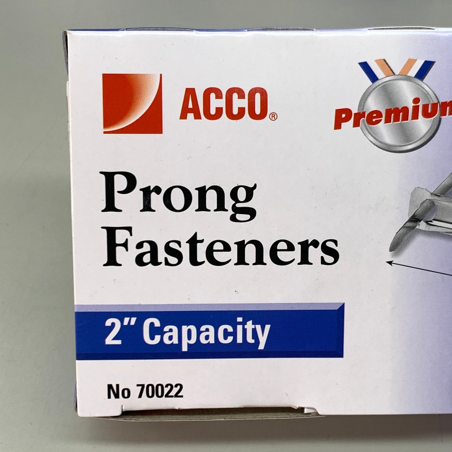 ACCO 15-PACK! Premium Two-Piece Paper File Fasteners 3/4" Silver 70022