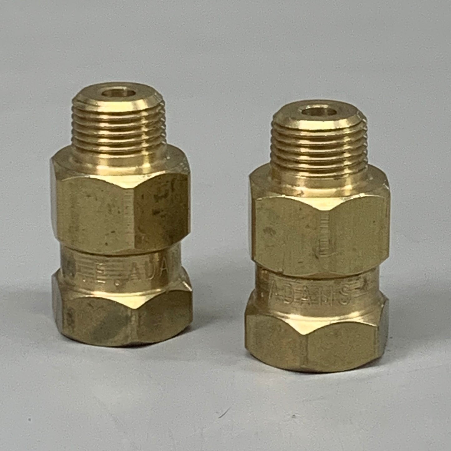 J.E.ADAMS (2 PACK)High Pressure Brass Swivel Stainless Steel Insert 3/8 FPT 7080