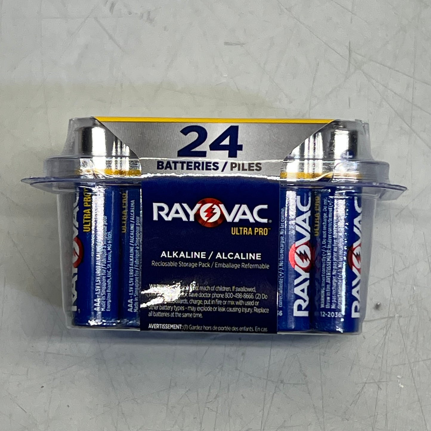 ZA@ RAYVAC (24 PACK) Ultra Pro Batteries AAA UPN-184238