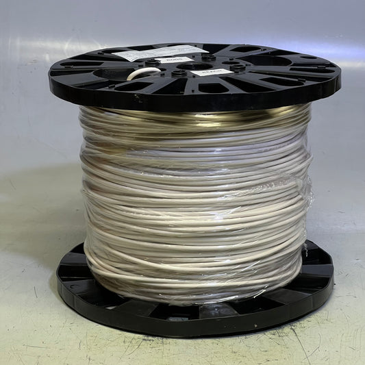 ZA@ AWC 10-9 Gauge Stranded Wire White 1000 ft. GPTM 10-9