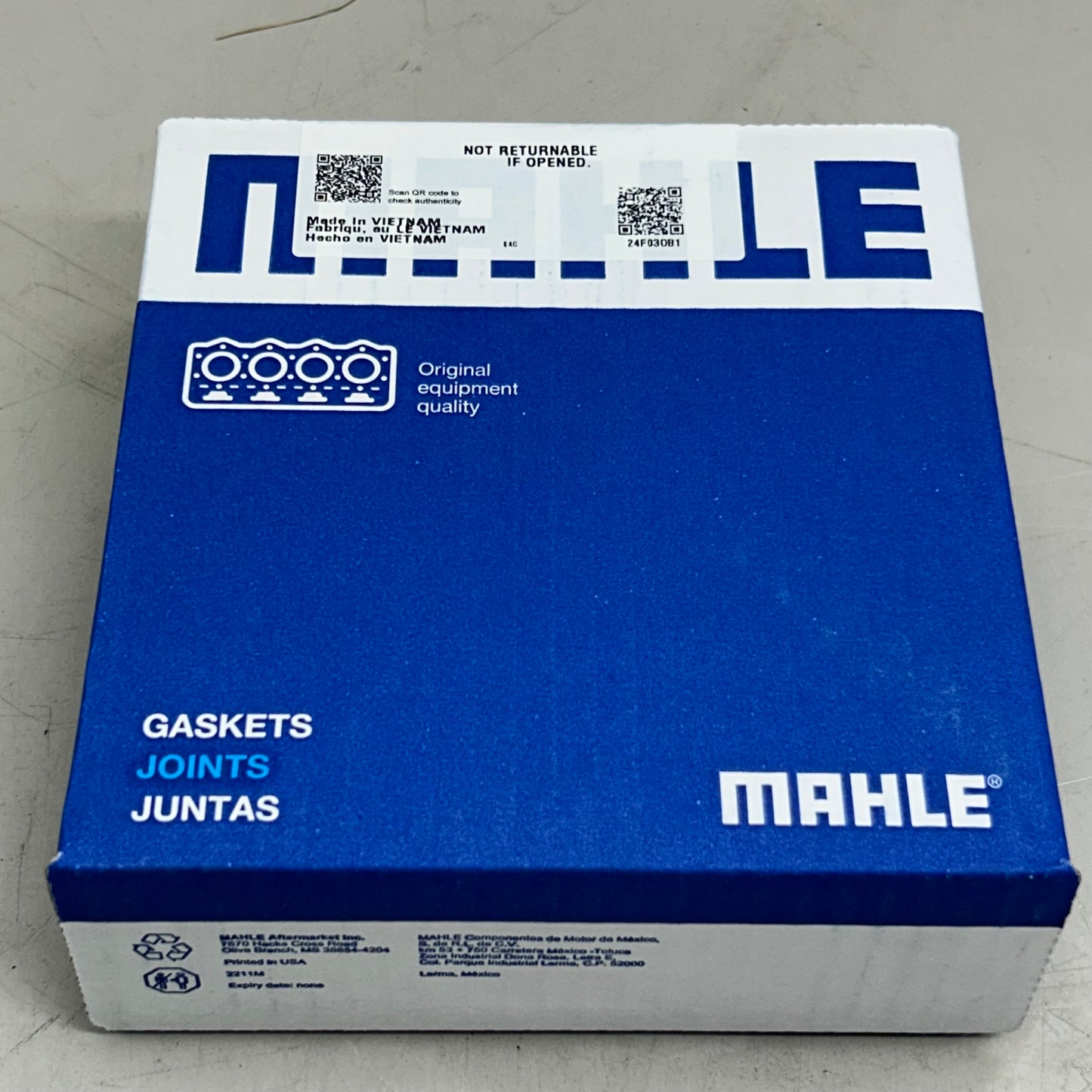 MAHLE Oil Pan Gasket Replacement Part For Ford OS32478