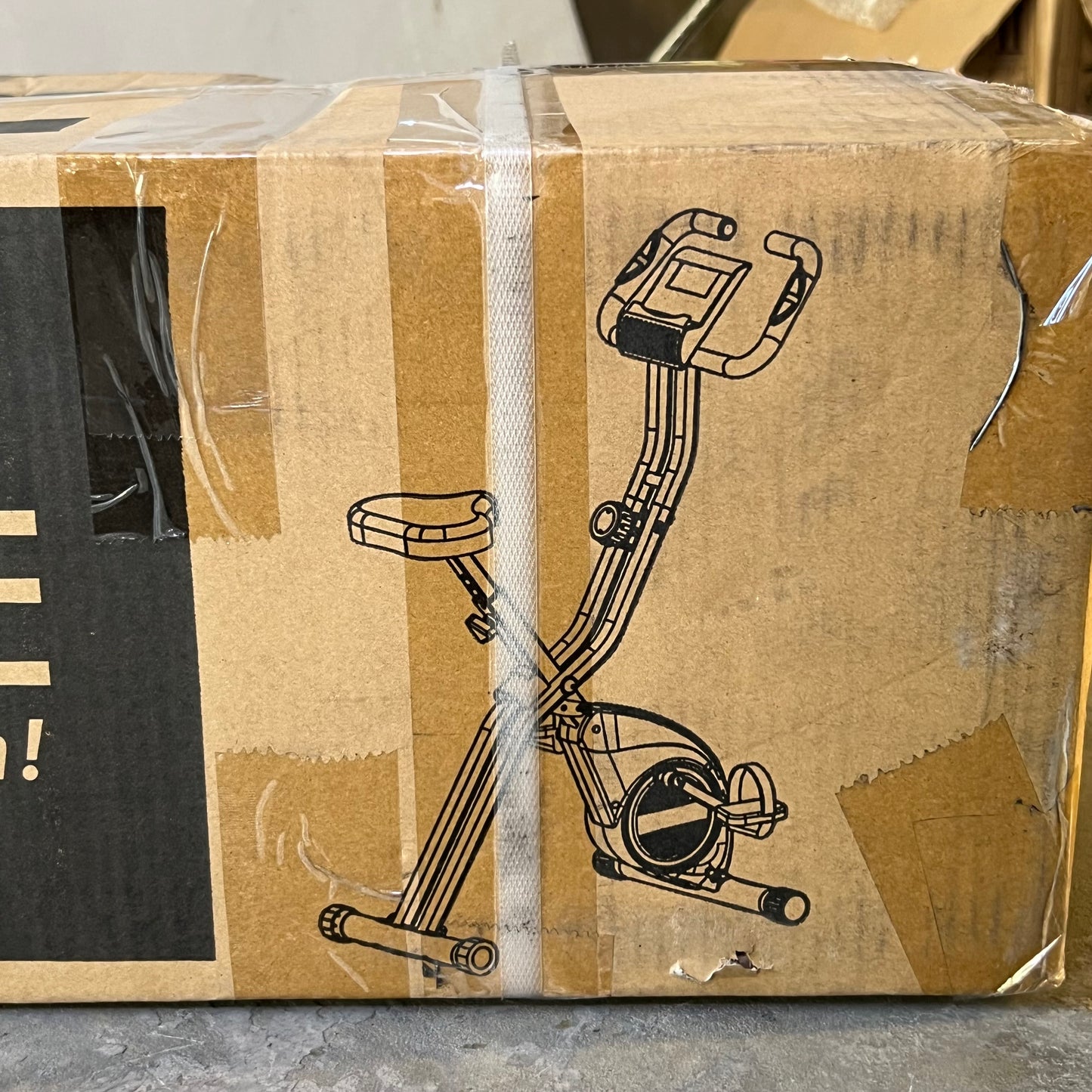 LINBOLUSA Indoor Exercise Bike GT-8116GB, Grey & Black (New Other, Distressed Box)