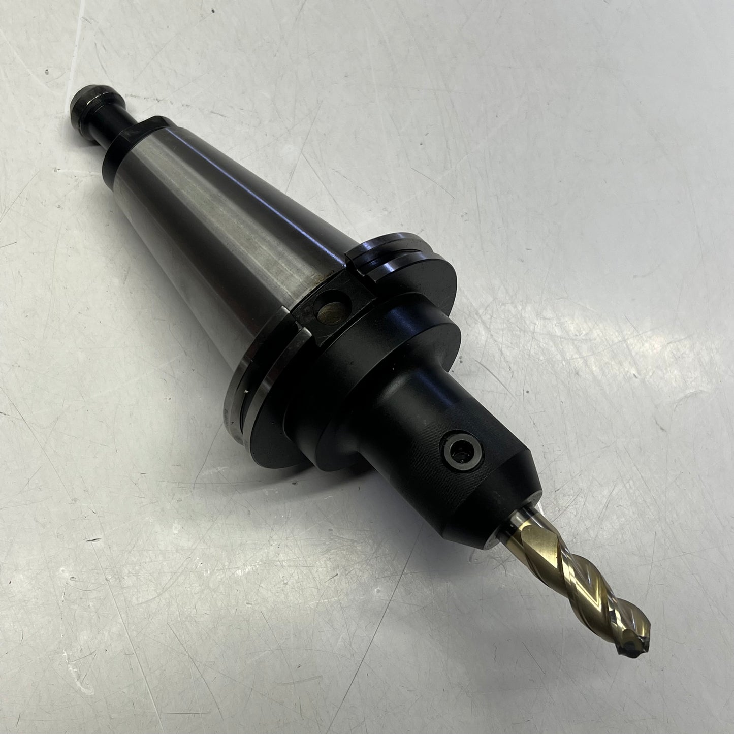 ERICKSON Cat50 Taper Solid End Mill Holder & Bit 5/8" (0.625") Bore CV50EM062375