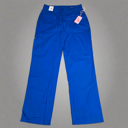 KOI Classic Morgan Scrubs Pants  Women's Sz M Tall Royal Blue 713-T-020