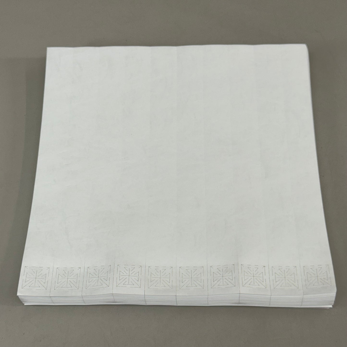 PDC (1000 Pack) Secureline Short Stay I.D. Write On Wrist Band Bracelets White 3000-11-PDR Adhesive Closure