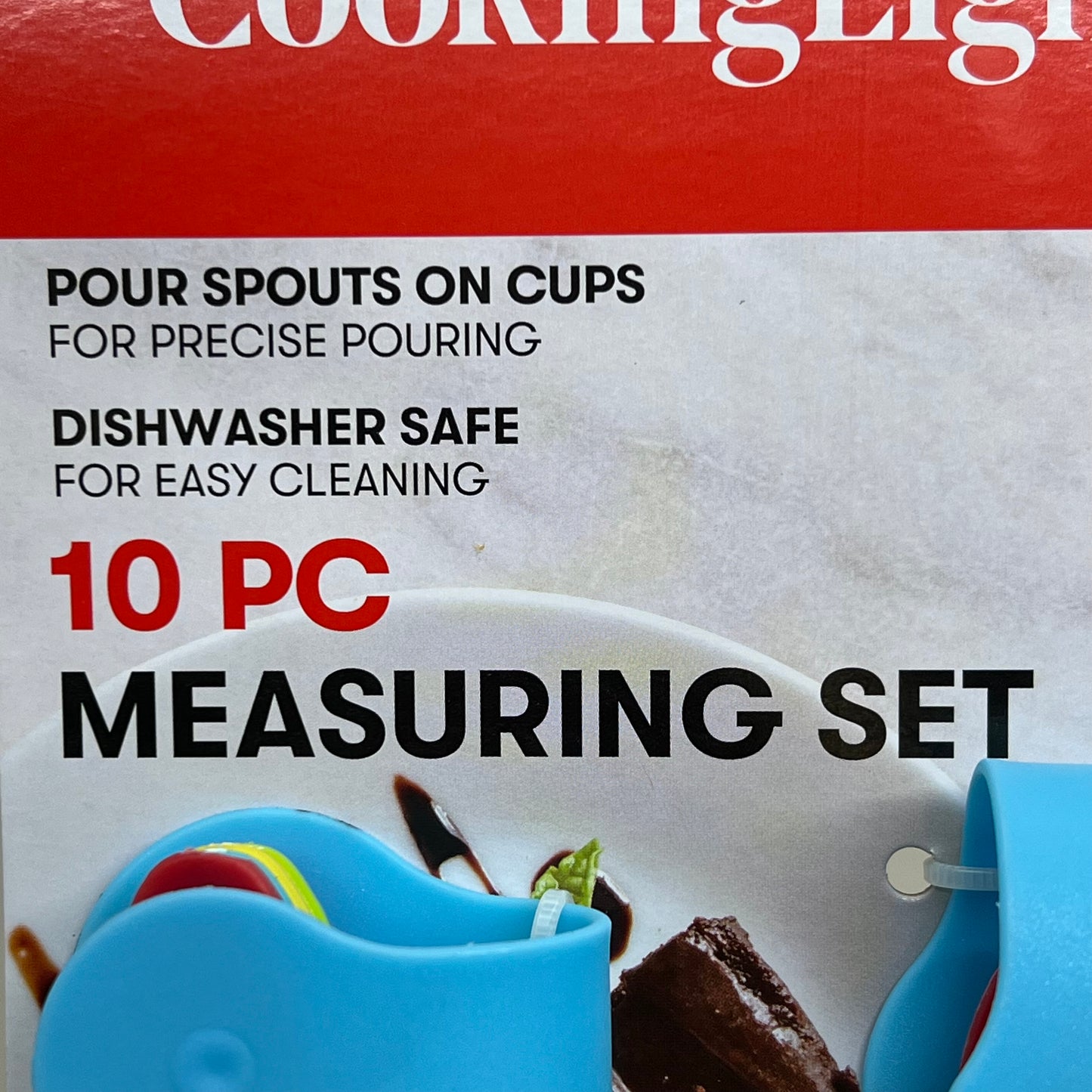 EPOCA Cooking Light 10 Peice Plastic Measuring Cups & Spoons Rainbow CLX01-K022