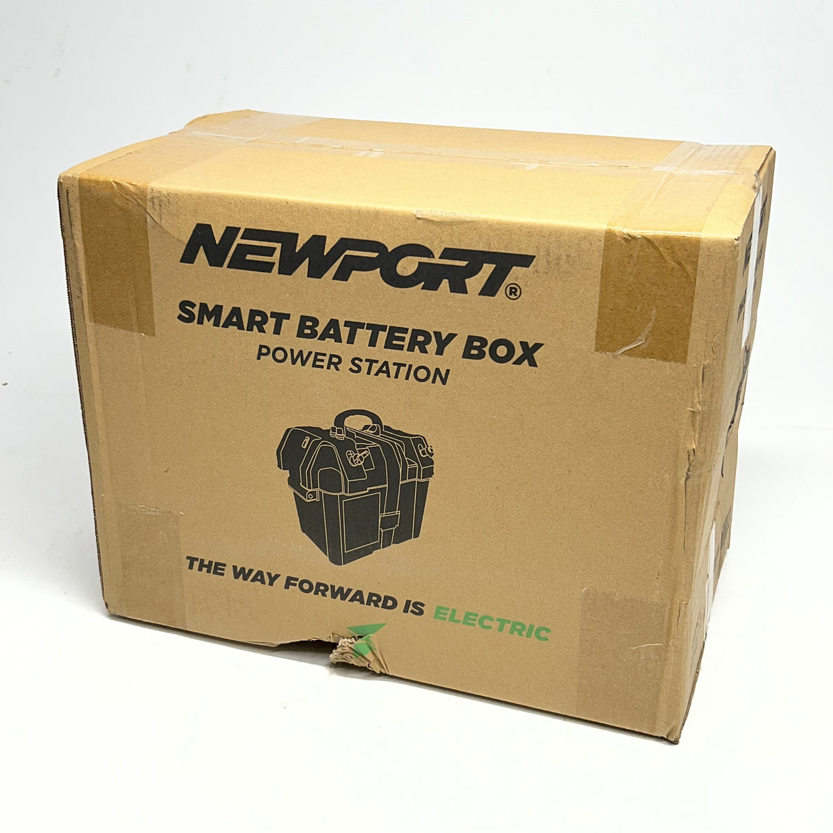 NEWPORT Smart Battery Box Sz 13"L x 12"H - Black
