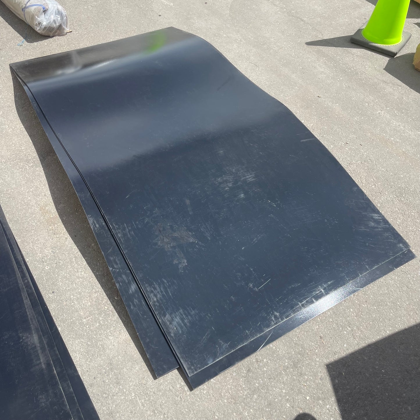 Z@ KYDEX T Thermoplastic Sheet 0.2” x 48” x 96” Black (AS-IS)