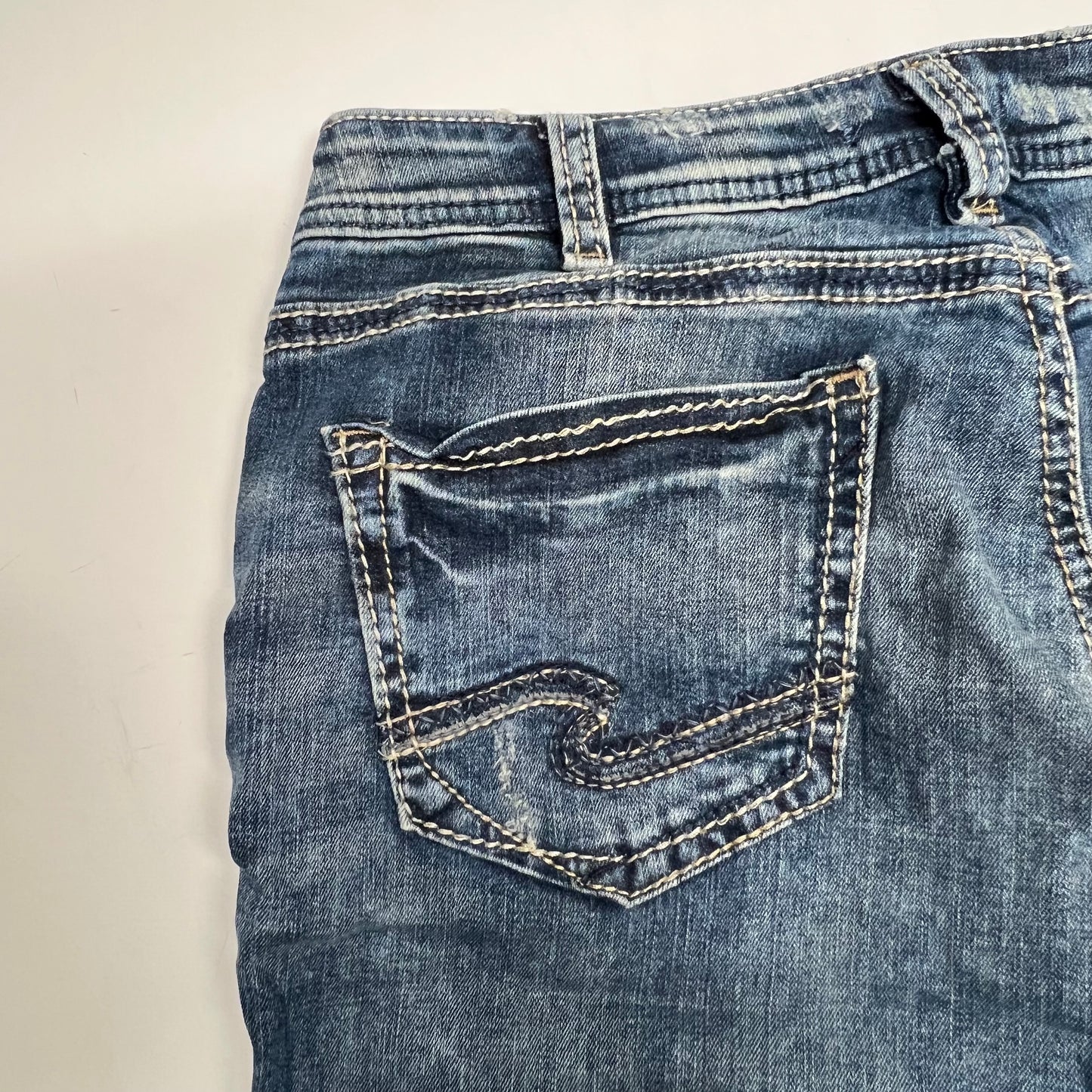 SILVER JEANS CO. Girlfriend Mid Rise Skinny Leg Jeans Women's Size 30/29 Indigo