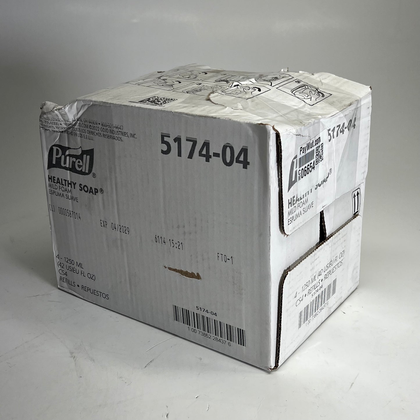 PURELL (4 PACK) Healthy Soap Mild Foam for Dispensers 42 fl oz BB 04/29 5174-04