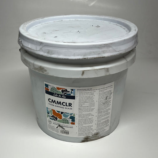 COLOR ME MINE  Tub of Low-fire Ceramic Glaze  38lb Glossy Clear 2602053