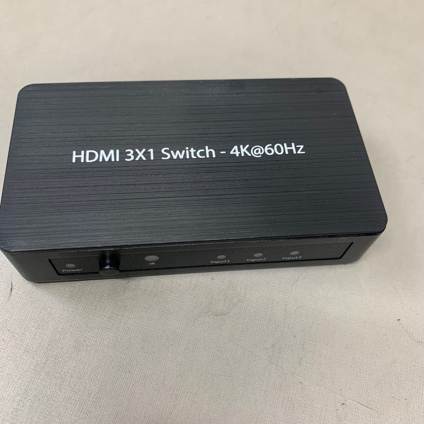 MONSTER 3-Way 4K HDMI Switch W/ Remote Control 6"x8" Black JHIU0128