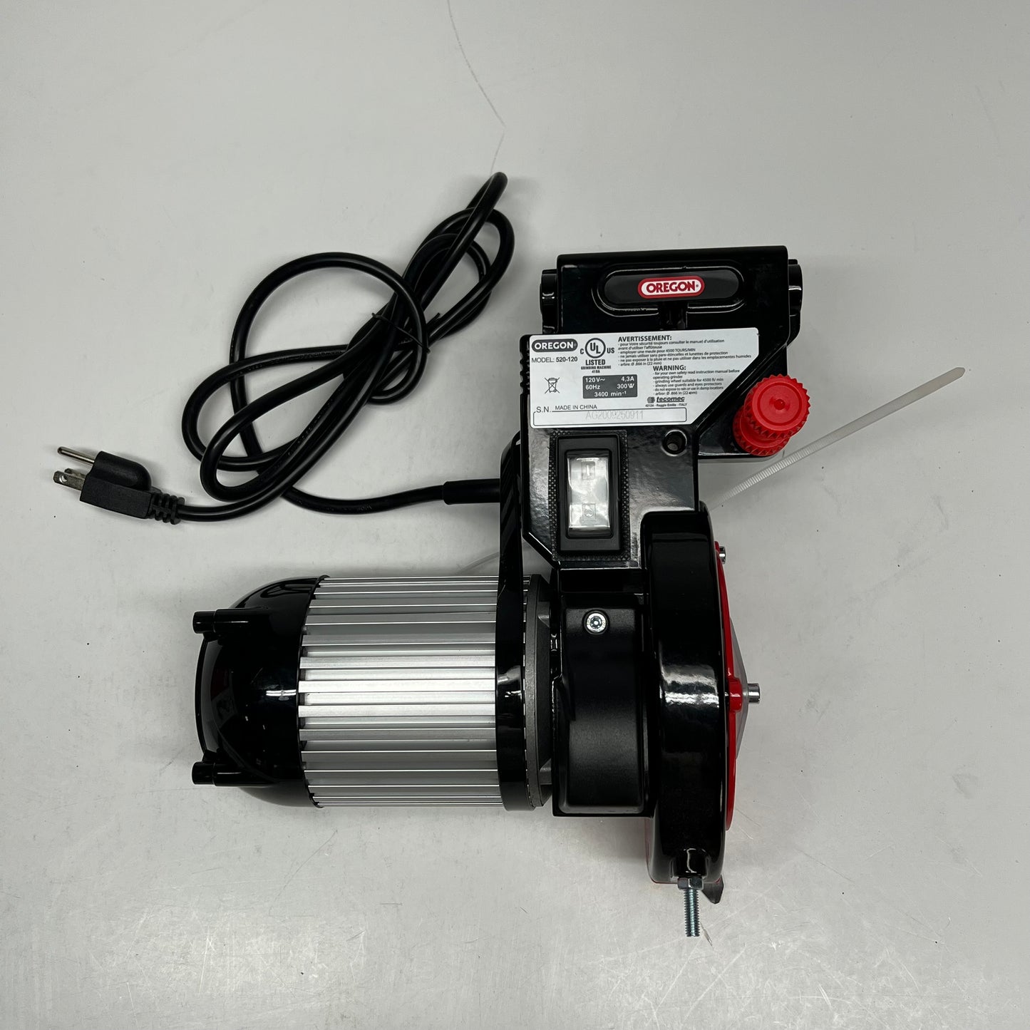 OREGON 520 Series Premium Bench Grinder High Volume Sharpening 120V 520-120