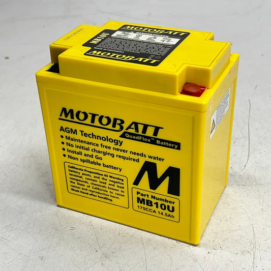 MOTOR BATT Quadflex Patented 4 Terminal Battery  12V 238 Amp MCA MB10U