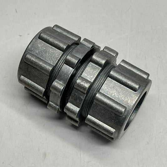 Quick Connect Fitting Dust Remover Pipe Connector Aluminum Alloy 3" Silver