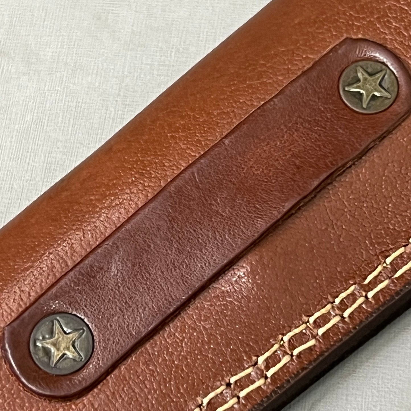 XROSSROADS Handmade Damascus Steel Hunting Knife W/ Leather Sheath 8" Multicolor