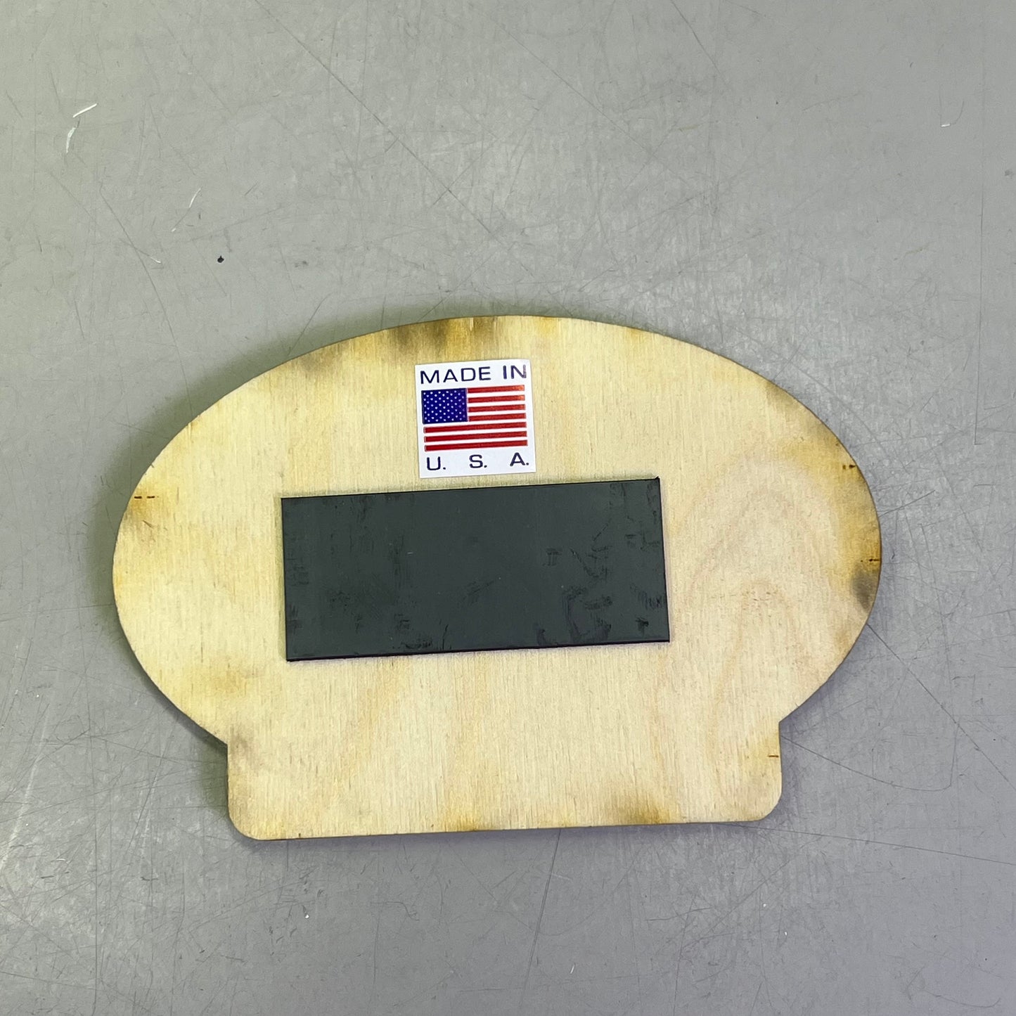 (2 PACK) Bear Starry Night Lasered Wood Magnet Souvenir JUNEAU, AK Made In USA