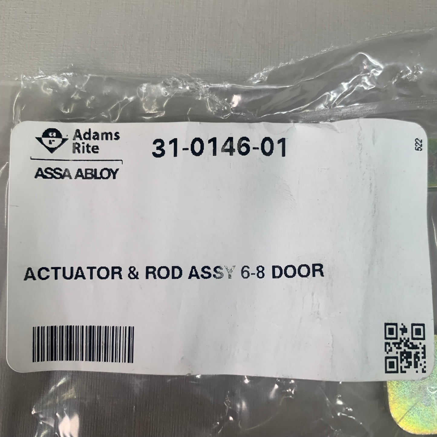 ASSA ABLOY ADAMS RITE Actuator & Rod Assembly For 6-8' Door 46.5" Long 31-0146-01 (New)