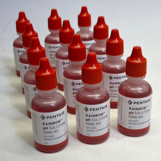 PENTAIR (12 PACK) PH Solution Phenol Red 1 oz. R161093