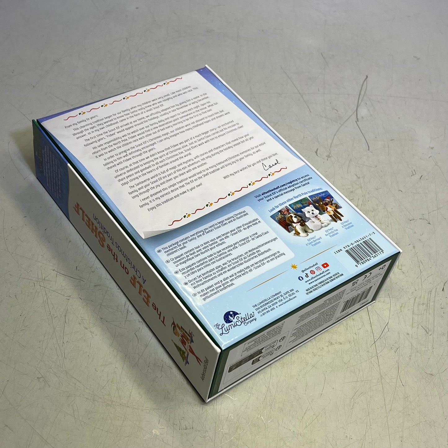 SANTAVERSE The Elf On The Shelf Doll & Hardback Book A Christmas Tradition