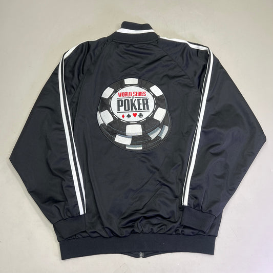 WORLD SERIES OF POKER 2014 Embroidered Full Zip Jacket Men's Sz L (Pre-Owned)