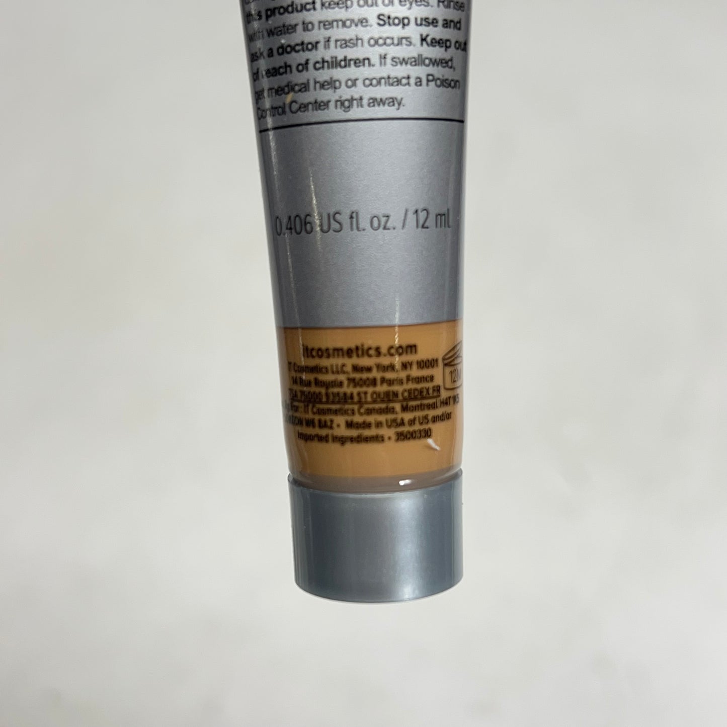 IT COSMETICS CC+ Cream Full Coverage Correcting Foundation W/Spf 50+.406oz Tan