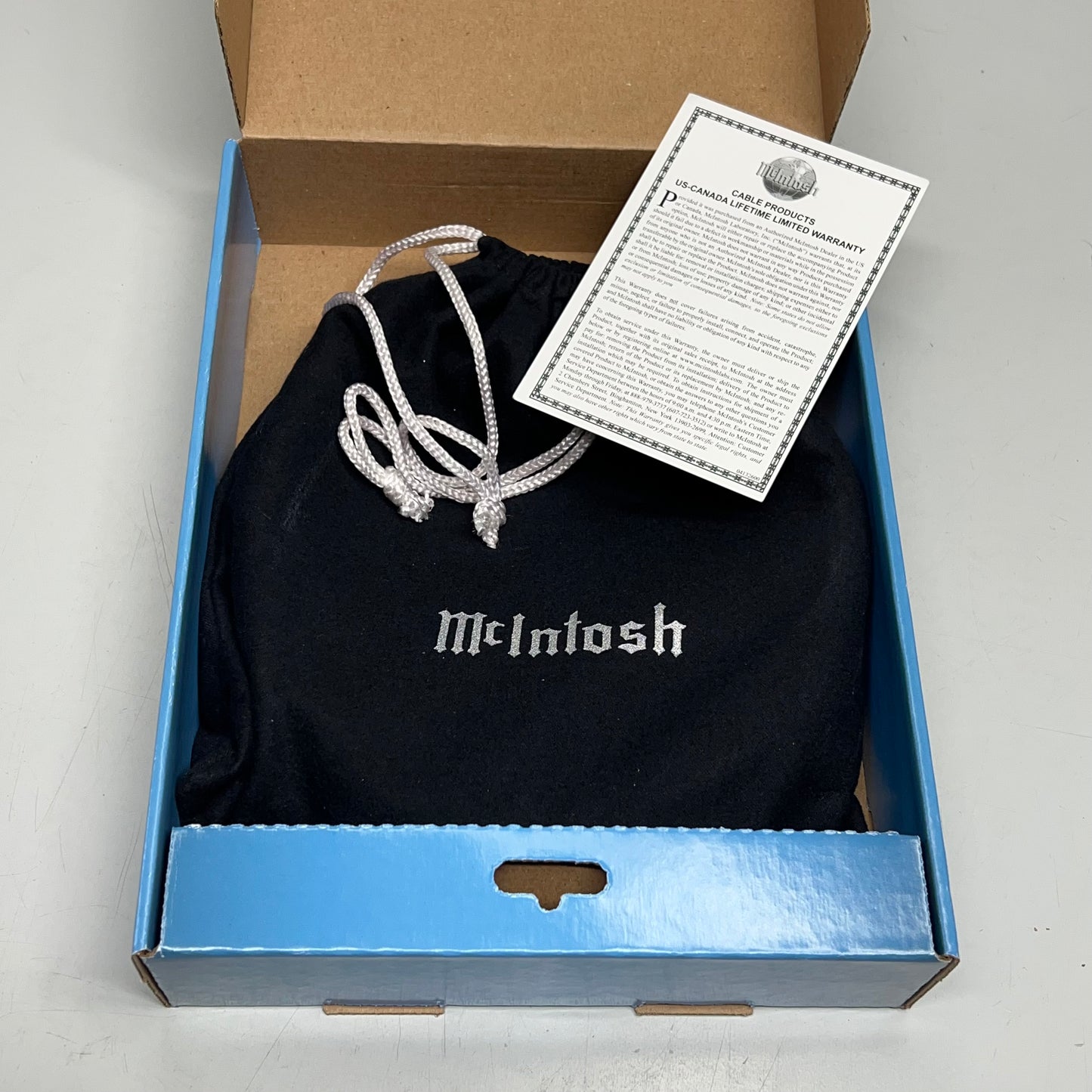 MCINTOSH Speaker Cables Fine Pure Copper In Fire Proof Insulators 2M CS2M