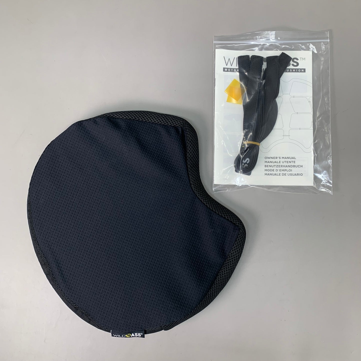 WILDASS Poly Lite Motorcycle Seat Pad Black 2113139