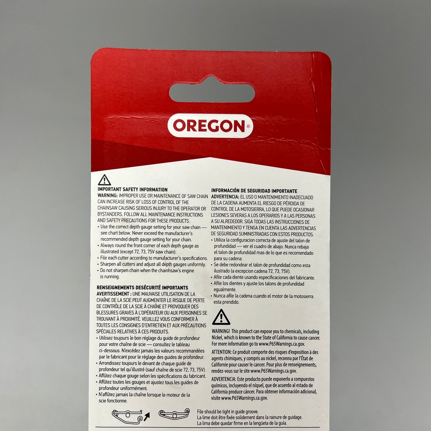 OREGON Professional File Guide W/ File & Wood Handle  5/32" 37534