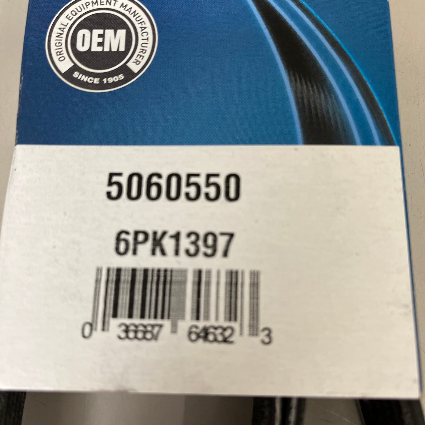 DAYCO Straight Standard Rib Poly Rib Belt EPDM Material .82" K-Section 5060550