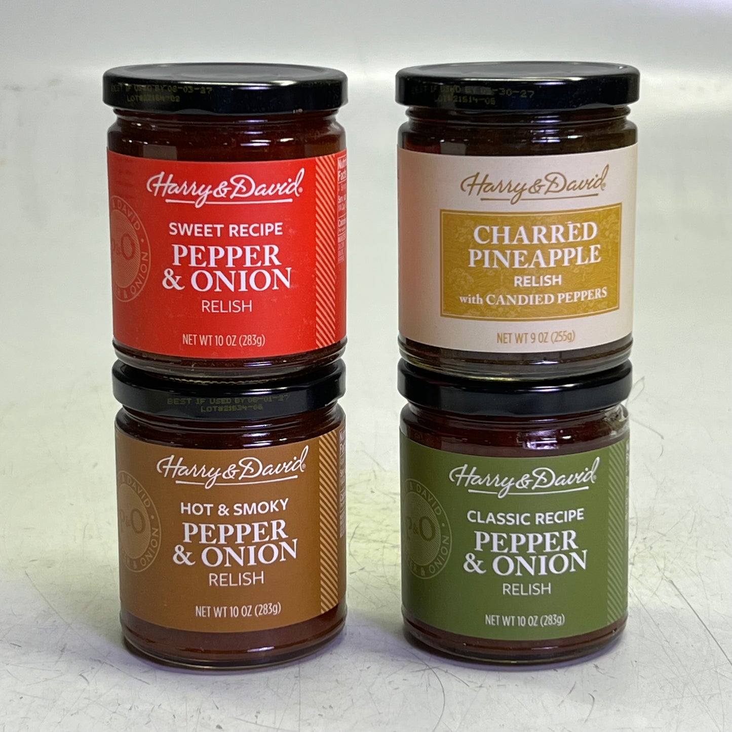 ZA@ HARRY & DAVID (4 PACK) Pepper & Onion Relish 2Lbs / 7 oz D