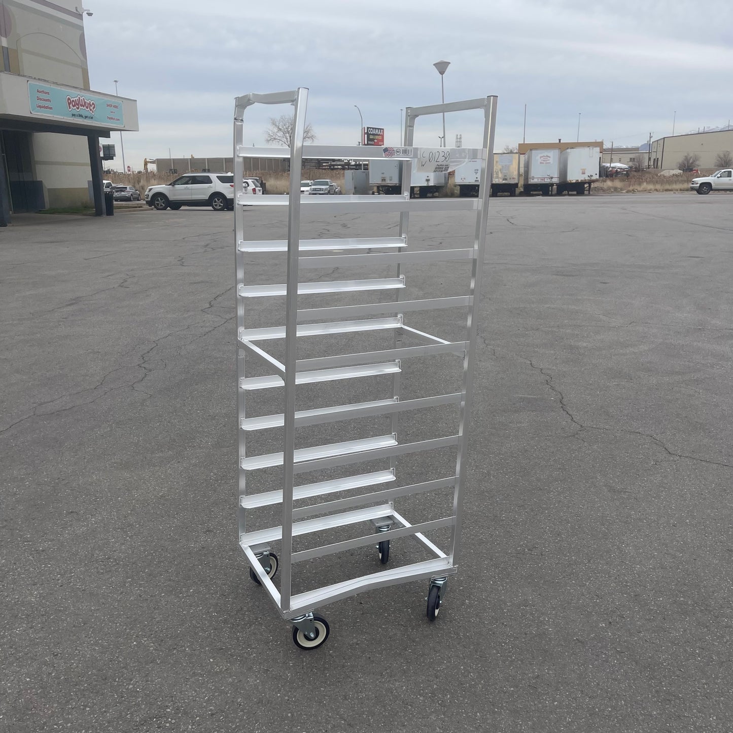 ZA@ NEW AGE Bun Pan Rack ALUMINUM 250212 (AS-IS)(A)