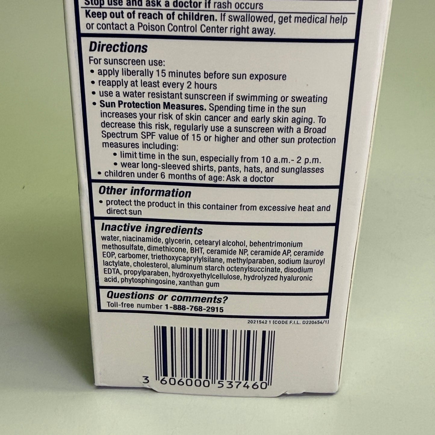 CERAVE (2 PACK, 3 oz Each) AM + PM Facial Moisturizing Lotion w/ SPF 30 BB 01/27