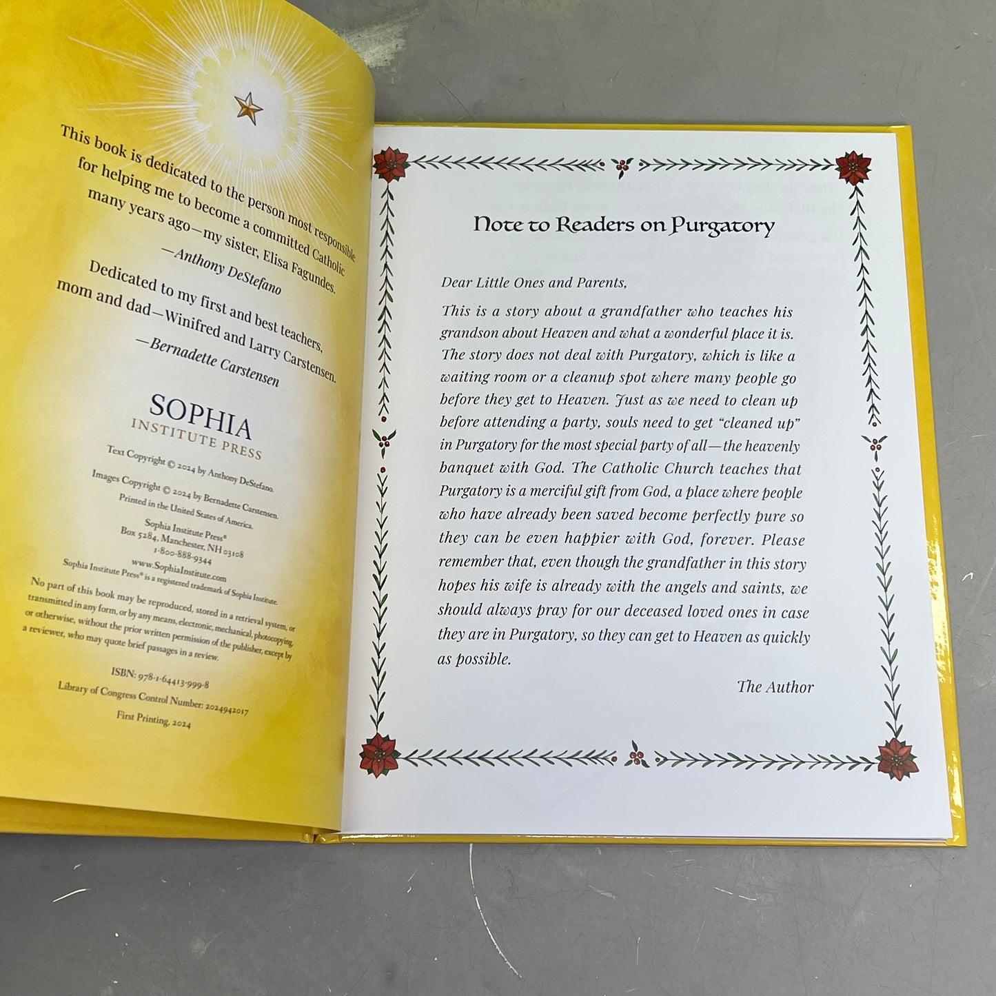 CHRISTMAS IN HEAVEN By Anthony Destefano Hardback Book