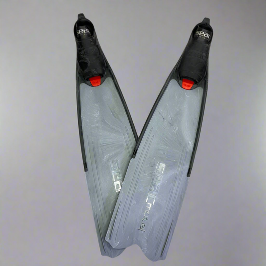 SEAC Interchangeable Motus Camo Diving Fins Closed Shoe 41/42 Gray 071002520647A