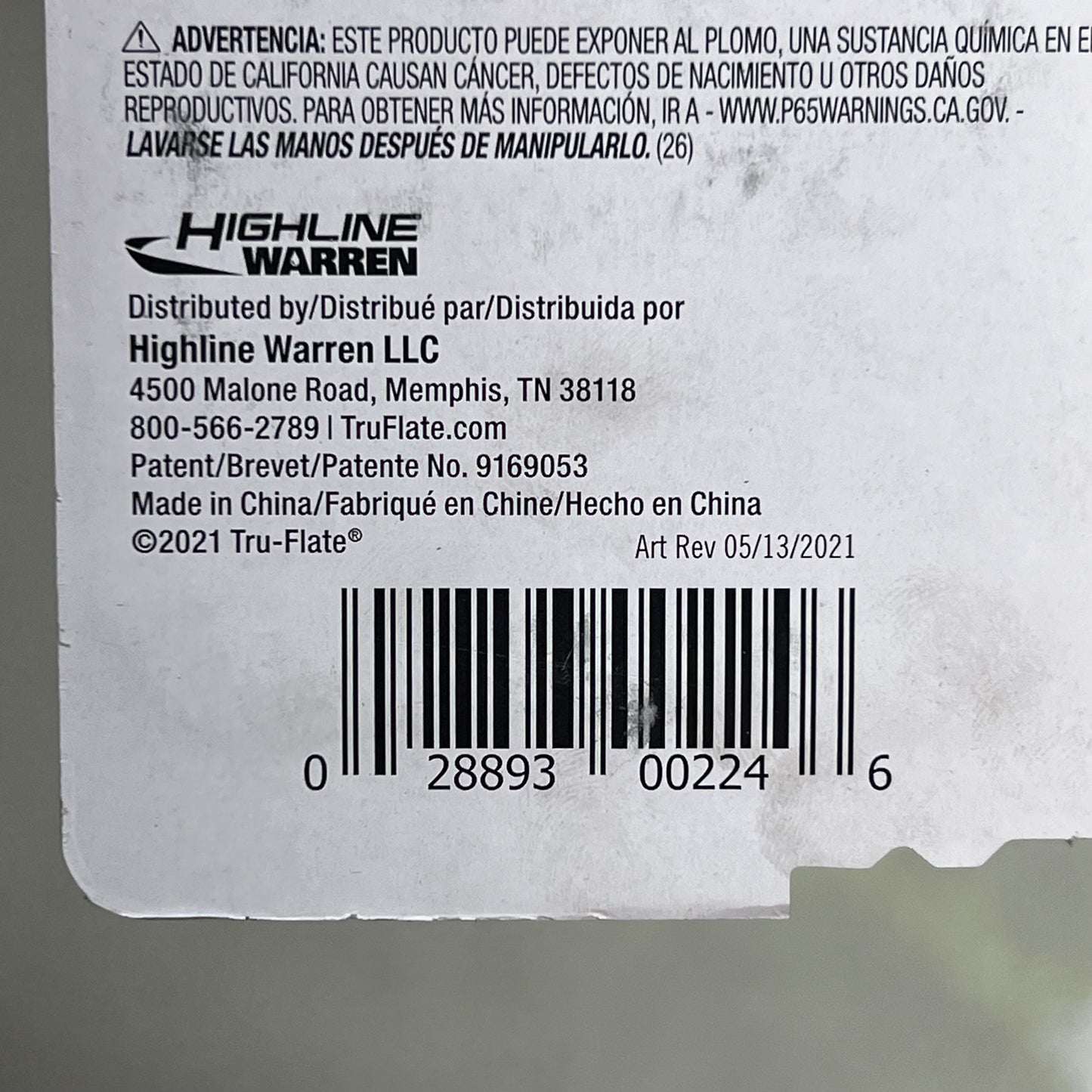 TRU-FLATE (5 PACK, 2 PER PACK) Steel Plug 1/4" I/M Design X 1/4" MNPT 12-225-2